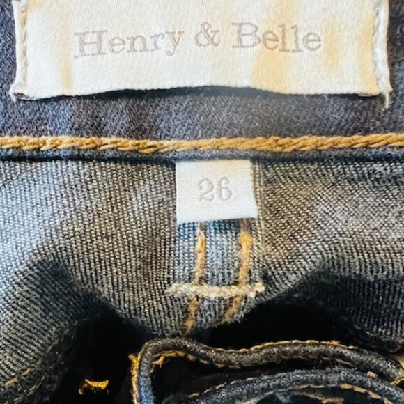Y2K Henry & Belle Super Skinny Ankle Jeans size 26 - Picture 6 of 9